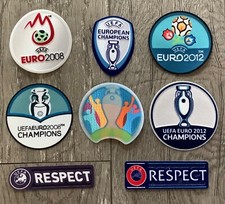UEFA EURO Champions + Respect Patch Badge Distintivo Parche For Spain España picture