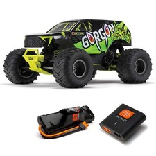 ARRMA ARA3230ST1 1/10 GORGON 4X2 MEGA Monster Truck RTR w/Battery/Charger Yellow picture