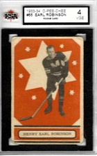 1933-34 O-Pee-Chee #55 Earl Robinson RC KSA 4 picture