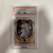 💎 POP 3 PSA 10 2025 Prizm FIFA CWC GLITTER Federico el halcón Valverde 🇺🇾 picture