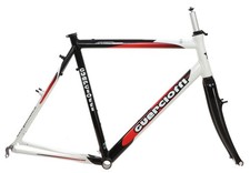 Guerciotti Atos Cyclocross Alloy Frameset 56cm Canti Rim Italy Black CX NEW NOS picture