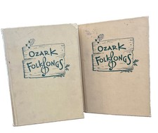 VTG Ozark Folk Songs Vol 2 & 3 LOT by V Randolph 1st Ed 1949 MO Hist Society HC picture