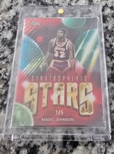 1/5  2025-26 Topps Chrome Updates Magic Johnson Red Stratospheric Stars #ST-22 picture