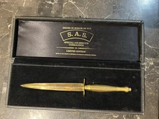Vintage British SAS Knife In Case/Cased Very Rare Special Air Service Commandos picture
