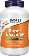 NOW Foods Super Enzymes - 180 Capsules - BB 11/2026 **** picture