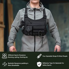Multifunctional Adjustable Vest Waterproof Chest Bag picture