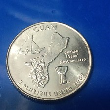 2009 D Guam US Territories Quarter • US Coin • #260430 • BU but imperfect picture