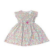 Gymboree Summer Flower Floral Dress Girls Size Small 5/6 NEW picture