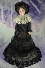 Antique German Bisque Doll Ernst Heubach Horseshoe 22