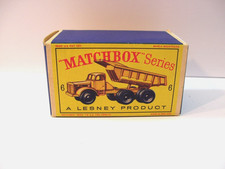 Matchbox 6 Euclid Quarry Truck Box Original D Box Vintage 1964 Lesney England picture