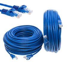 CAT6 Ethernet Patch Cord RJ-45 LAN Network Cable Blue 25FT- 200FT Multi-Pack LOT picture