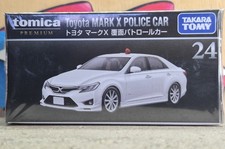 '26 TOMICA PREMIUM #24 TOYOTA MARK X POLICE CAR [WHITE] SCALE 1:64 USA STOCK picture