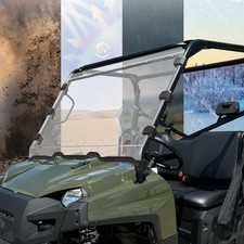 UTV Full Front Windshield for Polaris Ranger 570 800 Crew XP Fullsize 2010-2025 picture