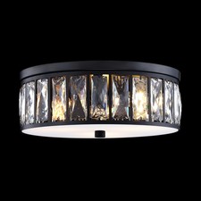 Doraimi Lighting 5026-B210 Crystal Farmhouse Drum Semi Flush Mount Close to picture