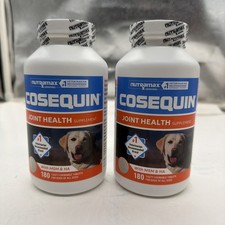 2 Pack  Cosequin Joint Health Supplement for Dogs 180 Ea Chewable Tabs 1/29 picture