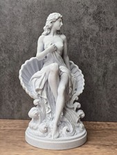 Aphrodite Shell Throne Statue Venus Greek Goddess Sculpture Pagan Altar Decor picture
