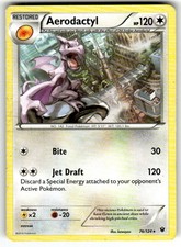 Aerodactyl 76/124 Rare Fates Collide Pokemon MP picture