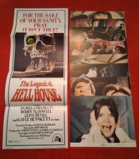 Vtg Legend of Hell House 1973 Original Poster Insert Folded + Lobby Cards (8) picture