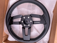 Sinel Boat Steering Wheel Black Billet Aluminum Spoke | Harris picture