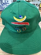 vintage 1992 barcelona Olympics Green SnapBack Hats DADA American Sportswear picture