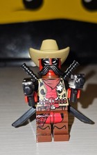MARVEL Sheriff Deadpool Custom Lego Minifigure Comic-Con 2018 SDCC picture
