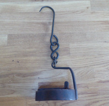 Antique 19th Century German Miners Oil Lamp-Frog Lamp picture