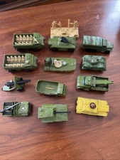 Vintage Matchbox Lesney War Tanks Trucks Boats And Cars Random Lot picture