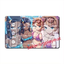 Nessa Sonia Pokemon Playmat TCG Card Game Play Mat Gaming Desk Mouse Pad _o363 picture