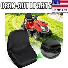 Universal Riding Lawn Mower Tractor Seat Cover Waterproof Oxford W/ Storage Bag picture