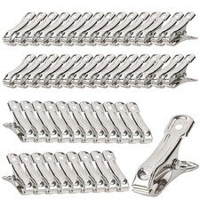 RAINFLOW 50 PCS Length: 2 inches, Width: 1.1 Stainless Steel Color picture