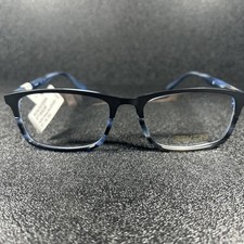 NEW Reverb Men’s Eyeglasses RVMO5102 Black Slate Blue Striated 57-18-150 Wide picture