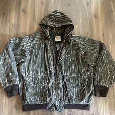 Vintage Cabelas Jacket-Mens XL Camo-Polar Fleece-Hunting Coat -USA 90s-Sidney NB picture