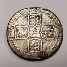 1758 Great Britain Shilling .179 ASW - KM583.3 - SKU-Q5230 picture