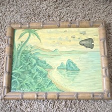Scott Saw Invasion Yellow Painting Art Print 12”x16” picture