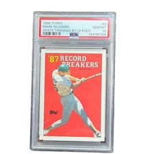 1988 Topps Mark McGwire White Triangle PSA 10 picture