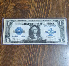 Series 1923 $1 US Silver Certificate One Dollar Note, uncertified. H98457015B picture