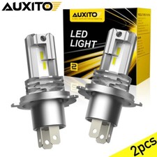 AUXITO Combo 2 H4 9003 LED Headlight Kit Bulbs High Low Beam Super White 60000LM picture