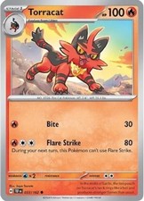 Torracat - 033/162 - Common (Near Mint) Temporal Forces - Fire Pokémon picture