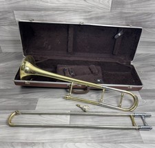 GETZEN 300 SERIES TROMBONE WITH MOUTHPIECE & CASE - ELKHORN WISCONSIN AS IS READ picture
