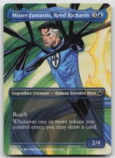 Mister Fantastic, Reed Richards (Borderless) 320 MSH MTG Uncommon NM picture