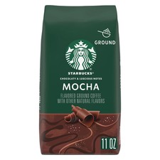 Starbucks Arabica Beans Mocha, Naturally Flavored, Ground Coffee, 11 oz picture