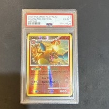 Pokemon Platinum 2009 Charizard #1/99 Arceus Reverse Foil Holo PSA 6 picture