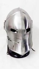 Christmas medieval Barbuta Helmet Knights Templar Crusader Armour Helmet picture