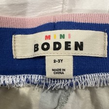 Mini Boden 2-3Y Jersey Rainbow Striped Skort picture