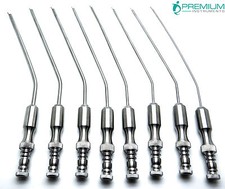 Frazier Suction Tubes 5,6,7,8,9,10,11,12 Surgical Diagnostic Instrument Set of 8 picture