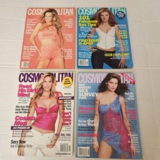 Vintage Cosmopolitan Magazine Lot VTG 90s Y2K Fashion Trends 1992, 2000, 2003 picture