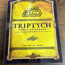 Leaf 2026 Art of Sport Triptych Triple Auto Brett/Schmidt/Boggs T-1 /5 picture