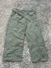 Vintage 1940s French Military M35/M38 Motorcycle Canvas Pants WWII NOS picture