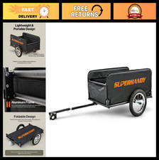 Foldable Lightweight Wagon - 155 lbs Capacity, Tool-Free Assembly, Scooter Compa picture