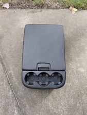 2007-2014 GMC Sierra Chevrolet Silverado Center Console Armrest 3 Cup Holder OEM picture